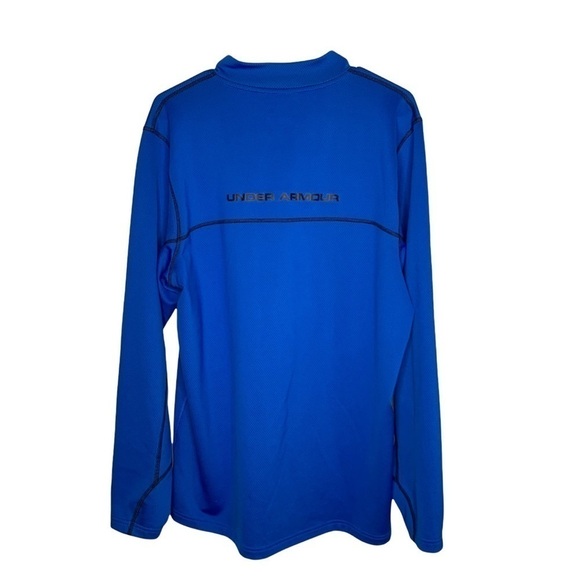 Under Armour Mens Lightweight Pullover 1/4 zip Jacket size XL Blue Fitted - Picture 5 of 5